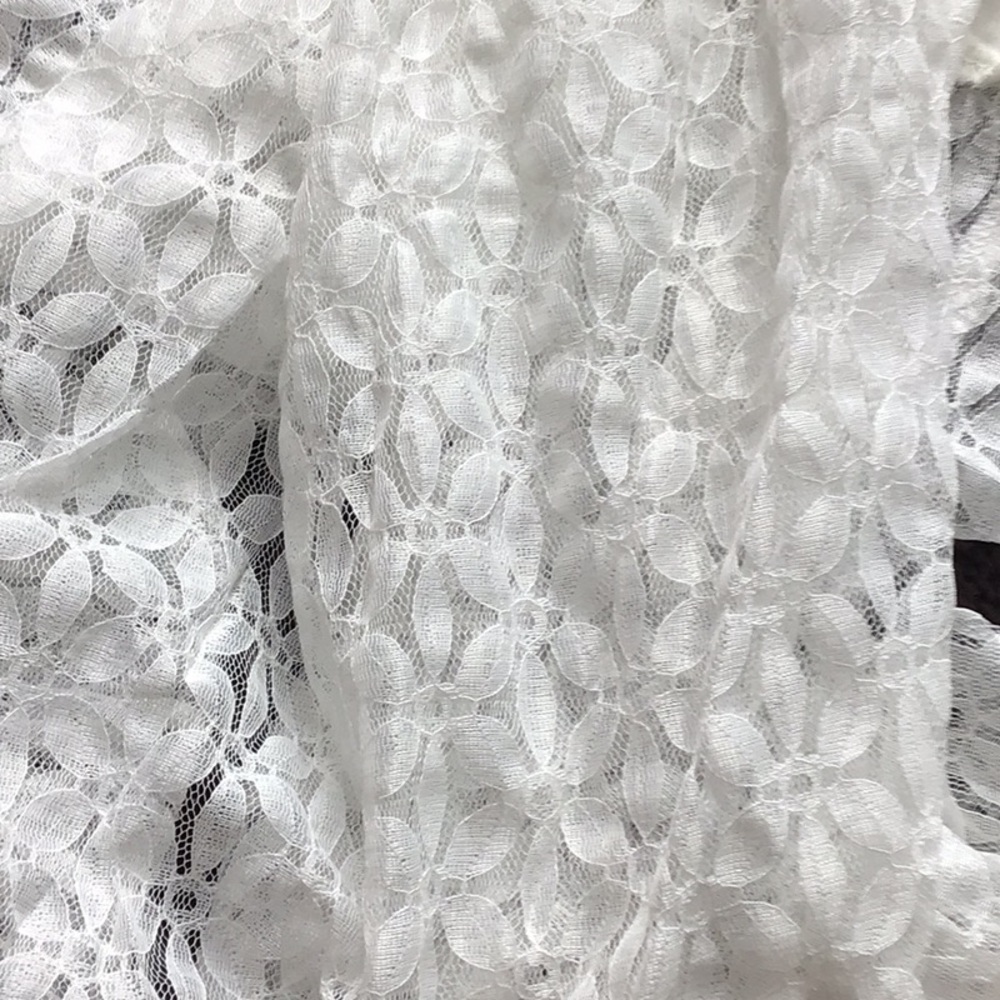 NEW! Viscose Duster White Lace Kimono - Picture 6 of 10